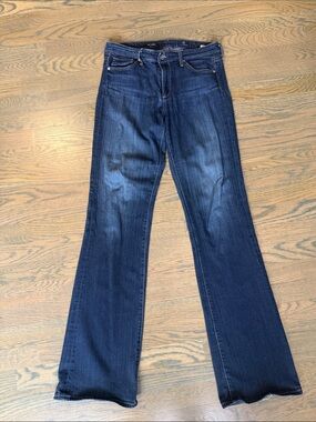 AG Adriano Goldschmied Dark Blue Flare Jeans
